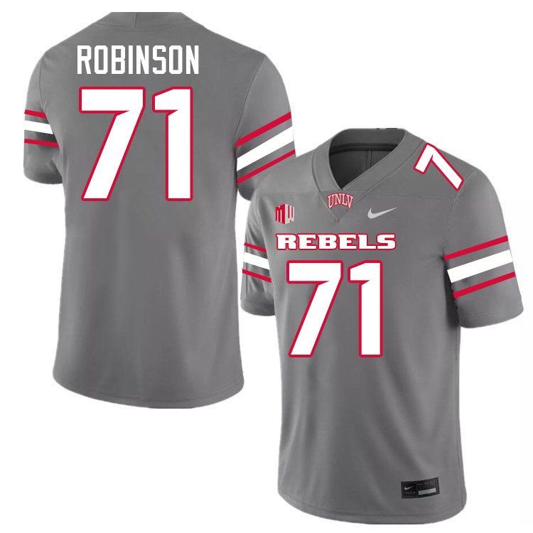 Ace Robinson UNLV Jersey,UNLV Rebels Football Uniforms,Jerseys,Gears-Grey Ace Robinson UNLV Jersey,UNLV Rebels Football Uniforms,Jerseys,Gears-Grey